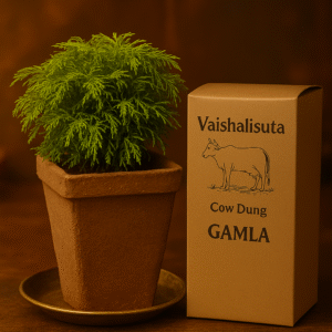 cow dung gamala (plant pot)